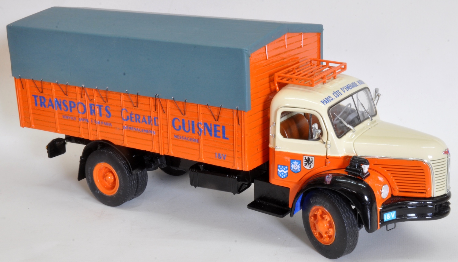 BERLIET GLR 8 R bâché GUISNEL