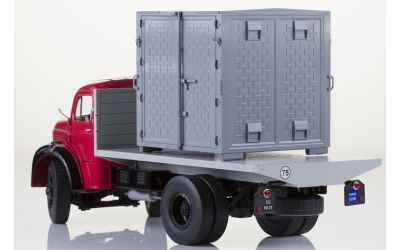 BERLIET GLR 8 R plateau porte conteneur