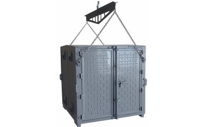 BERLIET GLR 8 R plateau porte conteneur